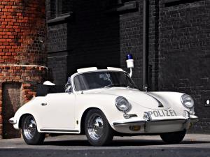 Porsche 356B Cabriolet by Reutter Polizei 1960 года